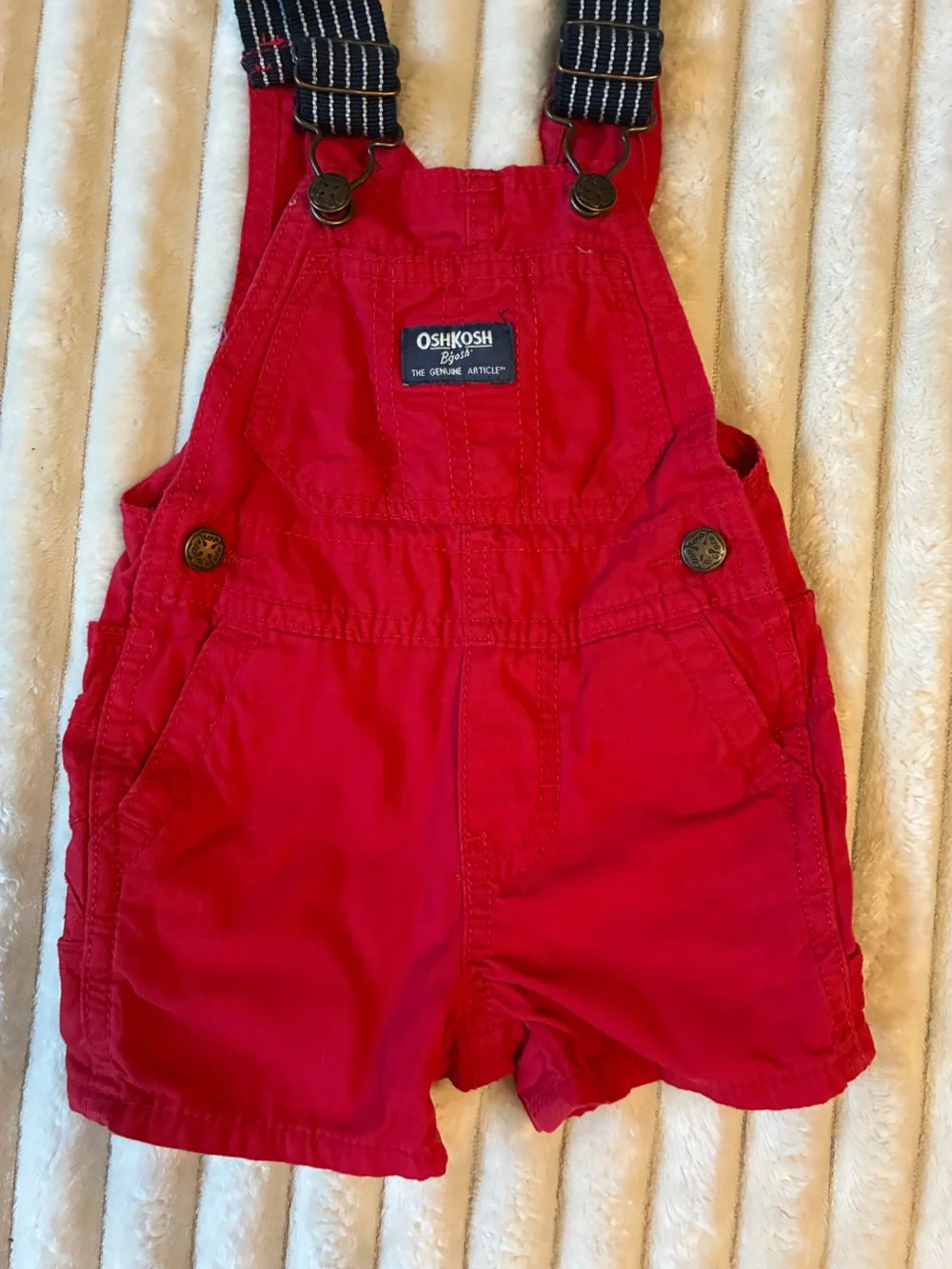 OshKosh 6M Short Overalls Outfit Set – Washed, Never Worn